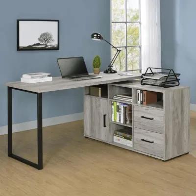 Hertford - L-Shape Office Desk with Storage