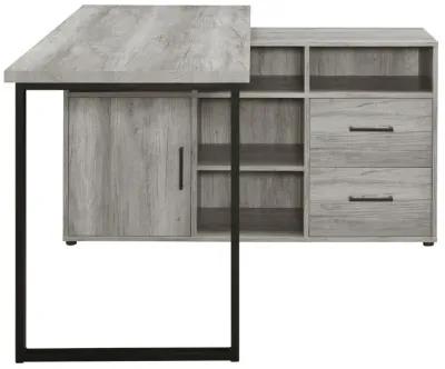 Hertford - L-Shape Office Desk with Storage