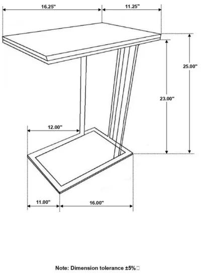 Vicente - Accent Table With Marble Top