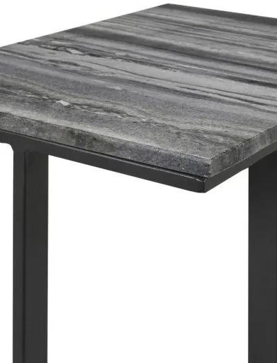 Vicente - Accent Table With Marble Top