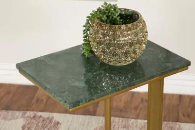 Vicente - Accent Table With Marble Top