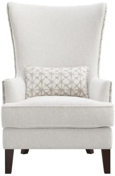 Pippin - Upholstered Wingback Accent Chair - Latte