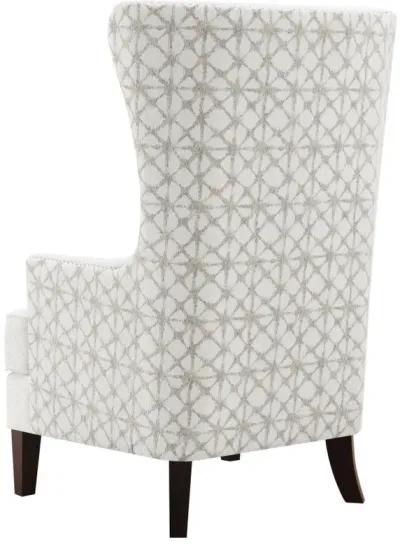 Pippin - Upholstered Wingback Accent Chair - Latte