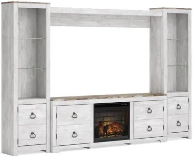 Willowton - Entertainment Center With Fireplace Option