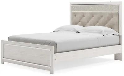 Altyra - White - Queen Panel Bed With Roll Slats