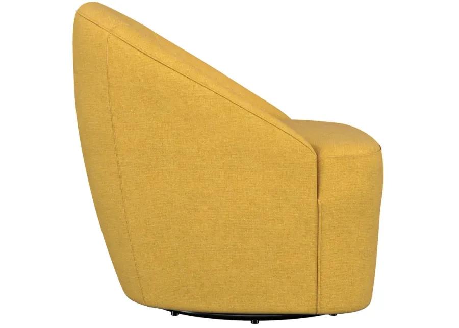 Leon - Upholstered Accent Swivel Barrel Chair