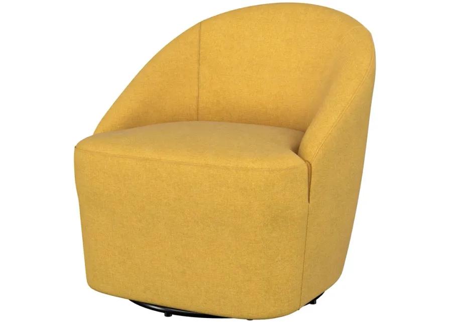 Leon - Upholstered Accent Swivel Barrel Chair