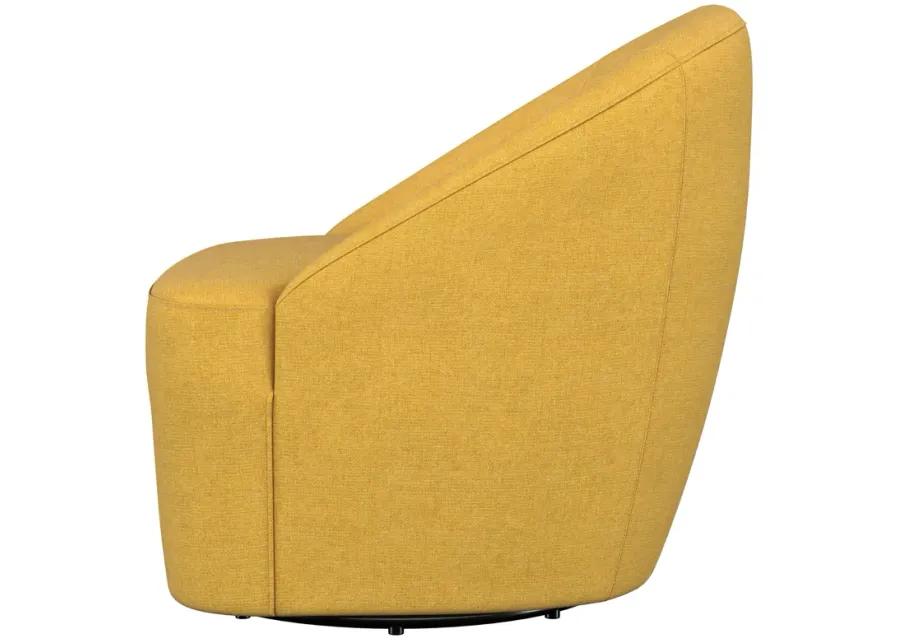 Leon - Upholstered Accent Swivel Barrel Chair