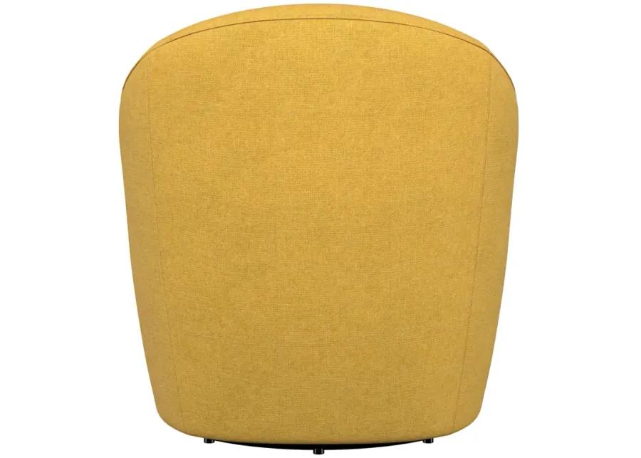 Leon - Upholstered Accent Swivel Barrel Chair