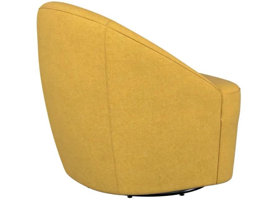 Leon - Upholstered Accent Swivel Barrel Chair