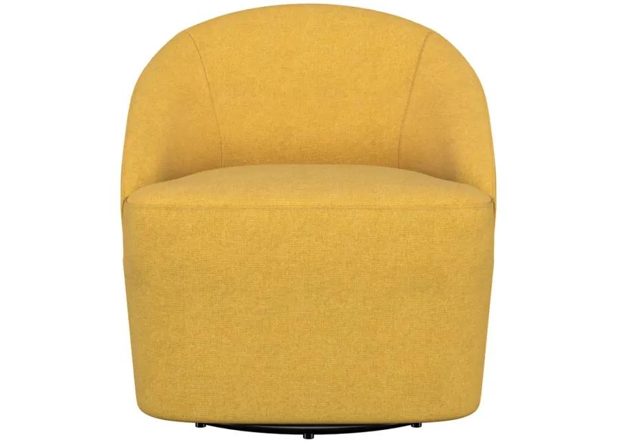 Leon - Upholstered Accent Swivel Barrel Chair