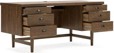 Austanny - Warm Brown - Home Office Desk