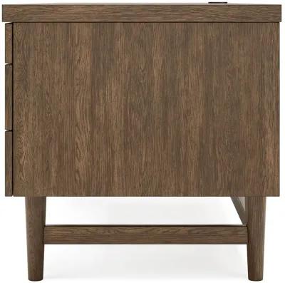 Austanny - Warm Brown - Home Office Desk