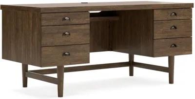 Austanny - Warm Brown - Home Office Desk