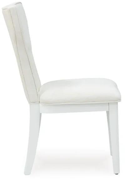 Chalanna - White - Dining Upholstered Side Chair (Set of 2)