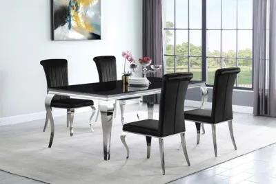 Carone - Rectangular Glass Top Dining Table