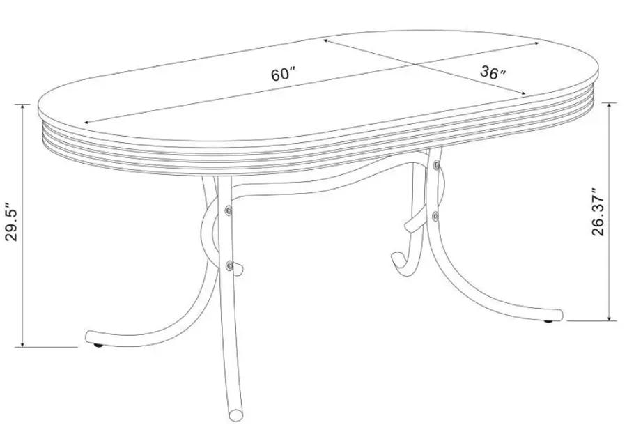 Retro - Oval Dining Set