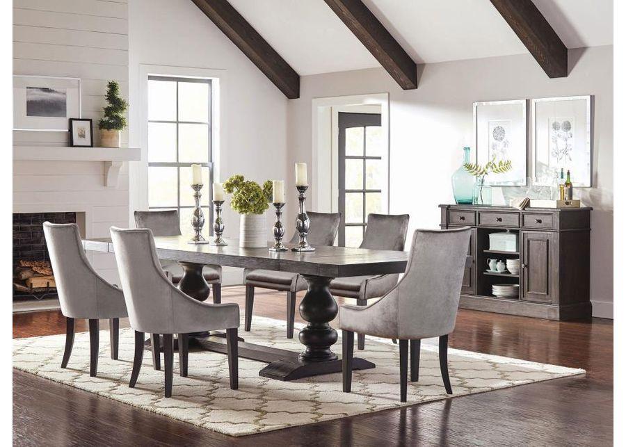 Phelps - Rectangular Trestle Dining Set