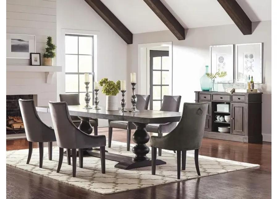 Phelps - Rectangular Trestle Dining Set