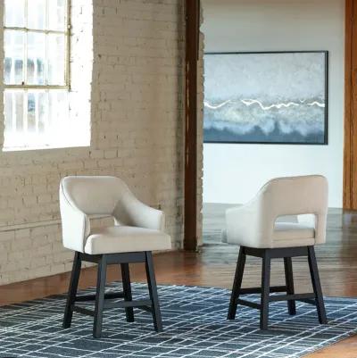 Tallenger - Upholstered Swivel Barstool (Set of 2)