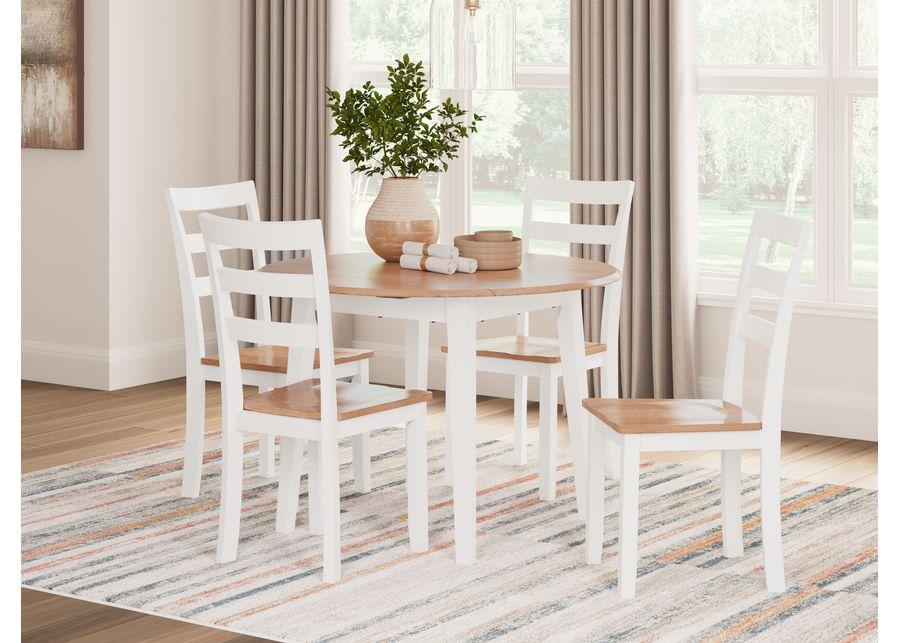 Gesthaven - Round Dining Room Drop Leaf Table