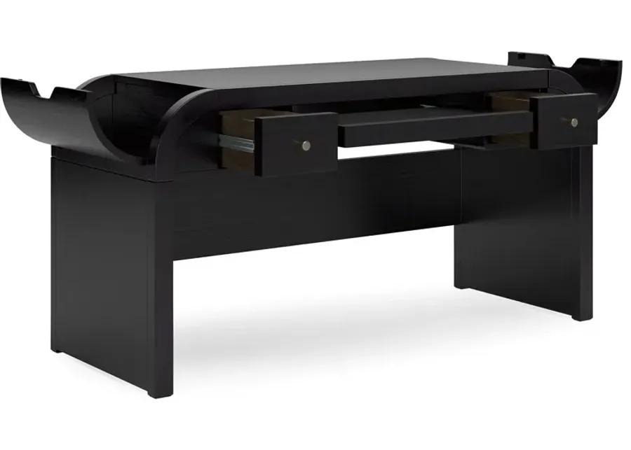 Rowanbeck - Black - Home Office Desk