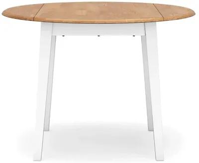 Gesthaven - Round Dining Room Drop Leaf Table Set