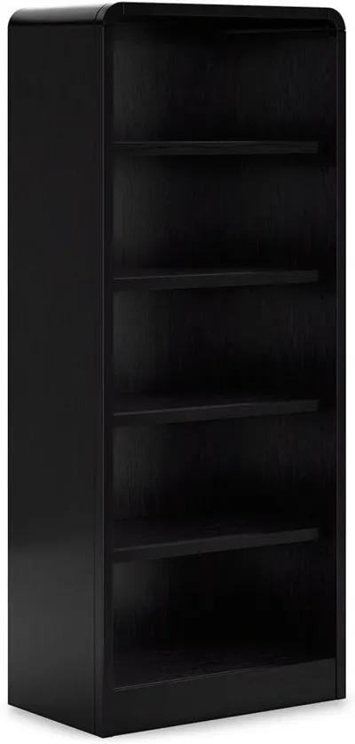 Rowanbeck - Black - 3 Pc. - Home Office Desk, Chair, Bookcase