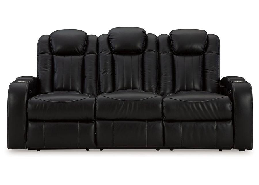 Caveman Den - Midnight - Power Reclining Sofa With Adj Headrest