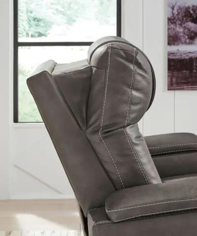 Feazada - Power Recliner With Adj Headrest