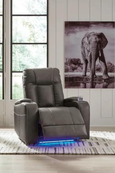 Feazada - Power Recliner With Adj Headrest