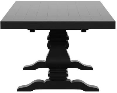 Florence - Extension Dining Table - Distressed Black