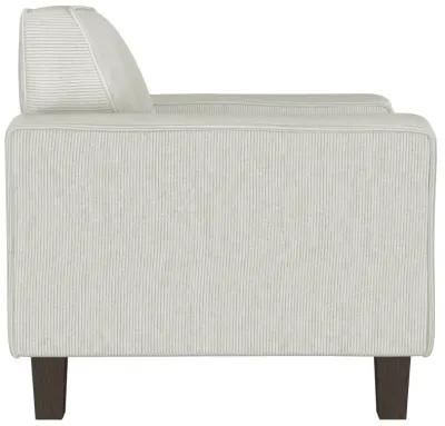 Deerhurst - Upholstered Track Arm Tufted Accent Chair - Greige