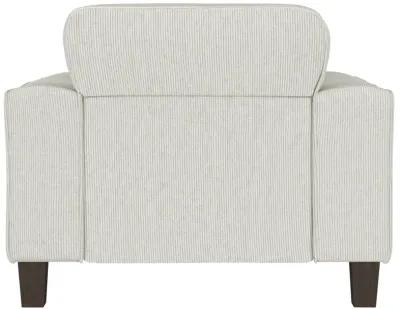 Deerhurst - Upholstered Track Arm Tufted Accent Chair - Greige