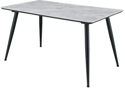 Dennison - Rectangular Ceramic Top Dining Table Gray - Gray Marble