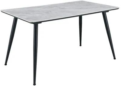 Dennison - Rectangular Ceramic Top Dining Table Gray - Gray Marble