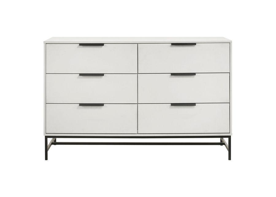 Sonora - 6-Drawer Bedroom Dresser - White