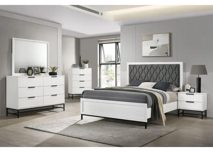 Sonora - 6-Drawer Bedroom Dresser - White