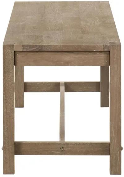 Scottsdale - Wood Trestle Base Dining Bench - Washed Brown