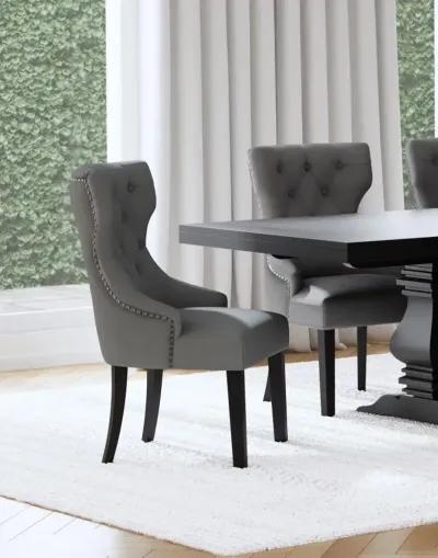 Baney - Upholstered Parson Dining Side Chair With Tufted Back