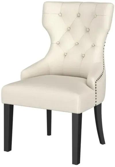 Baney - Upholstered Parson Dining Side Chair With Tufted Back