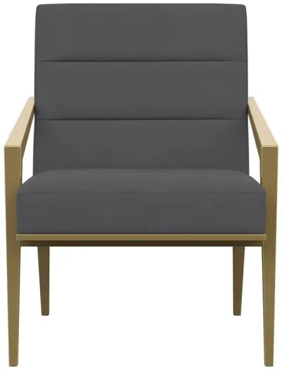 Kirra - Upholstered Metal Arm Accent Chair