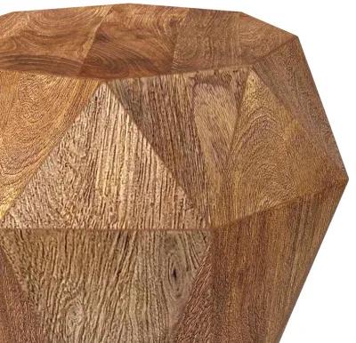 Jacinto - Octagonal Solid Mango Wood Side Table