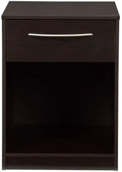 Finch - Black - One Drawer Night Stand