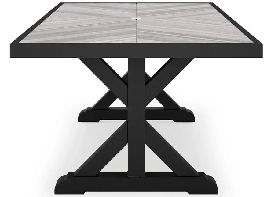 Beachcroft - Rect Dining Table W/Umb Opt