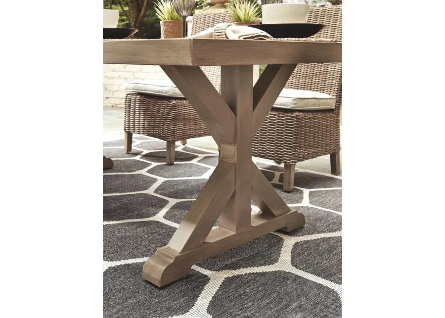 Beachcroft - Rect Dining Table W/Umb Opt