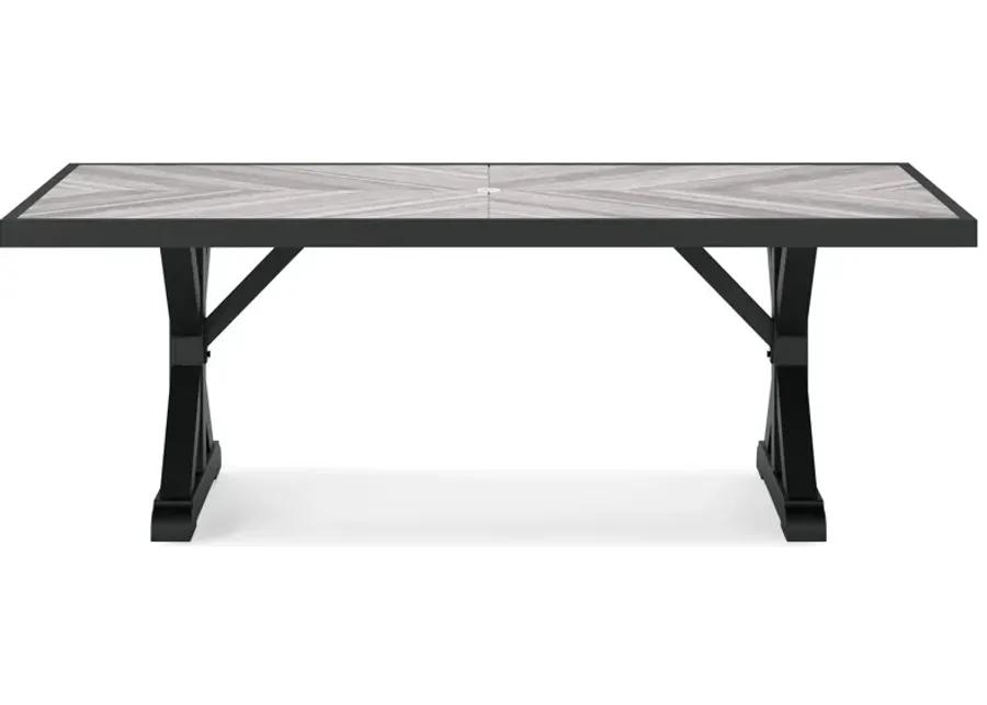 Beachcroft - Rect Dining Table W/Umb Opt