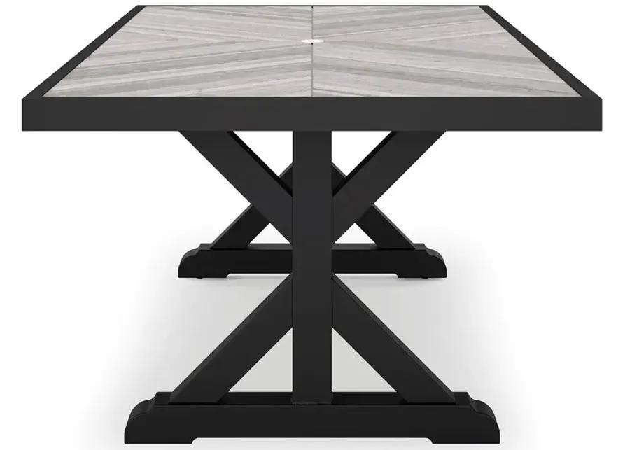 Beachcroft - Rect Dining Table W/Umb Opt