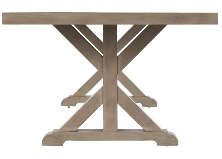 Beachcroft - Rect Dining Table W/Umb Opt