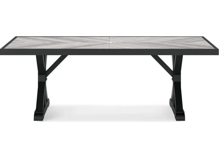 Beachcroft - Rect Dining Table W/Umb Opt